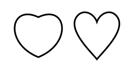 Love icon vector illustration. Heart sign and symbol. Like icon vector.