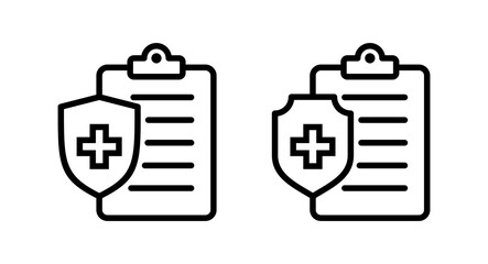 Medical insurance icon vector illustration. health insurance sign and symbol