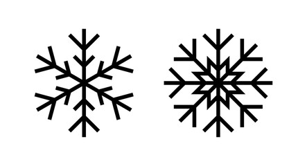 Snow icon vector illustration. snowflake sign and symbol