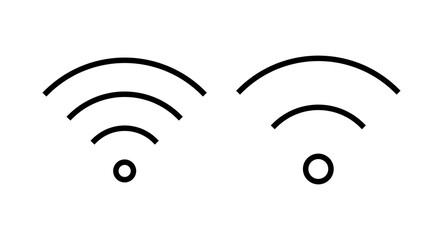 Wifi icon vector illustration. signal sign and symbol. Wireless  icon