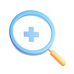 Fototapeta premium Zoom In 3D Illustration