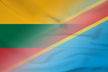 Lithuania and Democratic Republic of the Congo government flag international negotiation COG LTU