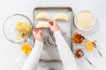 Breakfast Empanadas With Eggs and Sweet Potato