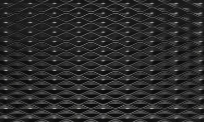 tile and fabric pattern consisting of lines and different shapes in gray and black