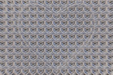 Naklejka premium background of three-dimensional hearts