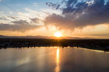 Sloan Lake Sunset