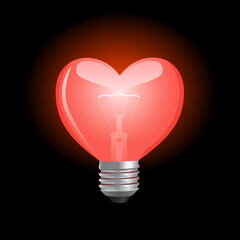 heart shaped bulb