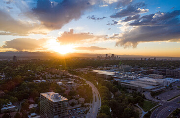 Denver seen from Cherry Creek