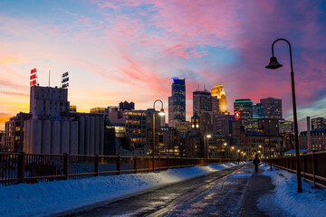 Fototapeta premium Minneapolis Skyline