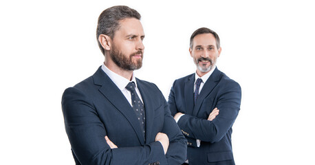 photo of men professionals demonstrating business leadership. business leadership concept