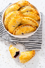 Empanadas with Blueberries