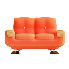 Sofa 3D Illustration