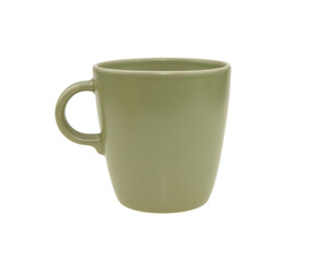 Ceramic mug isolated on white background