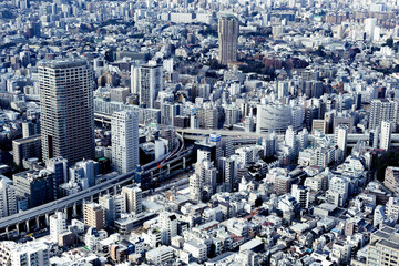 Fototapeta premium 都会の街並み