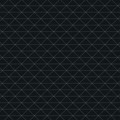 Abstract geometric triangles lines background. Thin white lines on black bg.