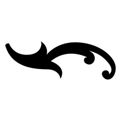 flourish vector, icon, symbol, logo, clipart, isolated. vector illustration. vector illustration isolated on white background.