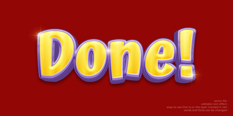 Vector editable text done with red background