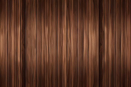 wood texture background. wooden wall backdrop. Minimalistic backdrop. Simple background. Natural wood wall. AI generated. Dark wood wall.