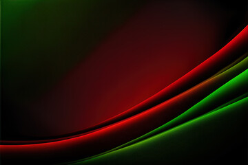 A Black, Red, and Green colored abstract background illustration with space for design, suitable for webpage design.