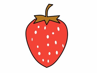 white background fresh strawberry image