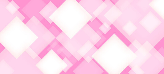 ひし形で構成された抽象的な背景素材、ピンク色の背景