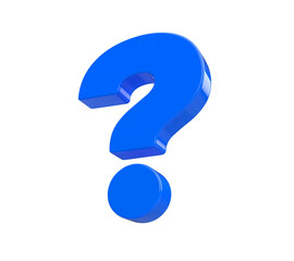 Question mark 3D icon