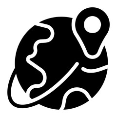 worldwide glyph icon