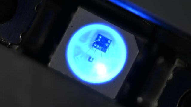 RGB LEDs on a microcontroller - 4k60fps