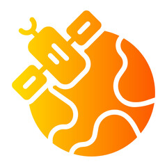 satelite gradient icon