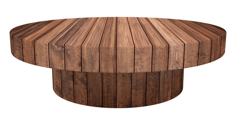 Podium Wood 3D 