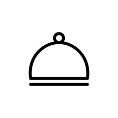 dish icon. outline icon