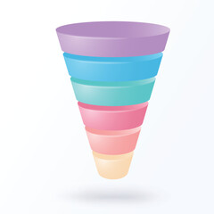 Funnel infographic presentation template