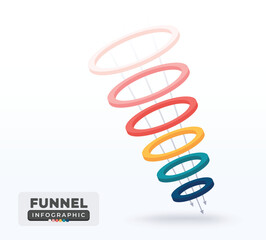 Funnel infographic presentation template