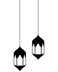 Islamic lantern decoration 