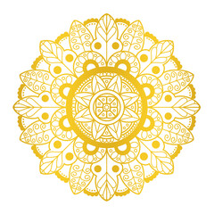 Gold Mandala art
