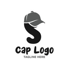 Fototapeta premium Letter S Cap Logo Design Template Inspiration, Vector Illustration.