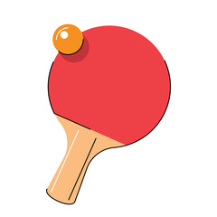 table tennis isolated