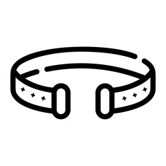 bracelet line icon