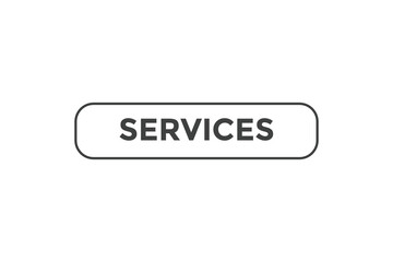 Services button web banner templates. Vector Illustration
