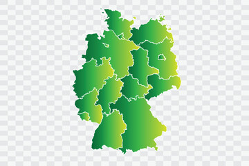 Germany Map yellowish green Color Background quality files png