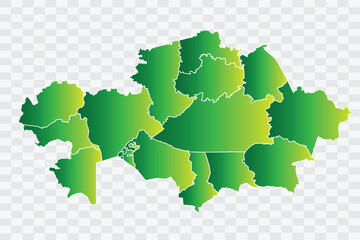 Kazakhstan Map yellowish green Color Background quality files png