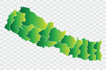 Nepal Map yellowish green Color Background quality files png