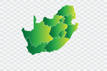 Fototapeta na wymiar South Africa Map yellowish green Color Background quality files png