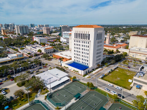 Aerial Photo Sarasota County Law Library