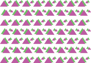 vector geometric striped fabric abstract pattern simple triangle green and purple tribal ethnic traditional design for ikat background argyle gingham