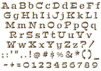 Decorative Alphabet and Numbers Set