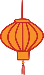 happy chinese new year_yellow lantern eps file