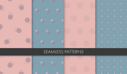 シームレスなドットパターンのセット