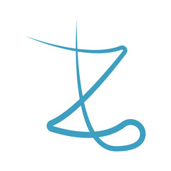 letter z icon illustration vector