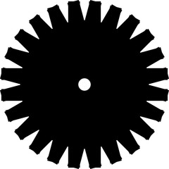 Title Mandala decorative round ornament. Can be used for greeting card, phone case print, etc. Hand drawn background, vector isolated on white.